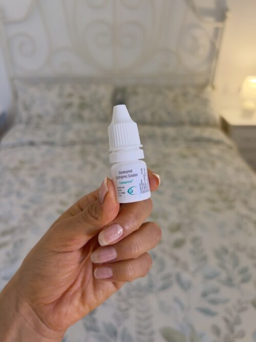 Eyelash growth serum before and after comparison