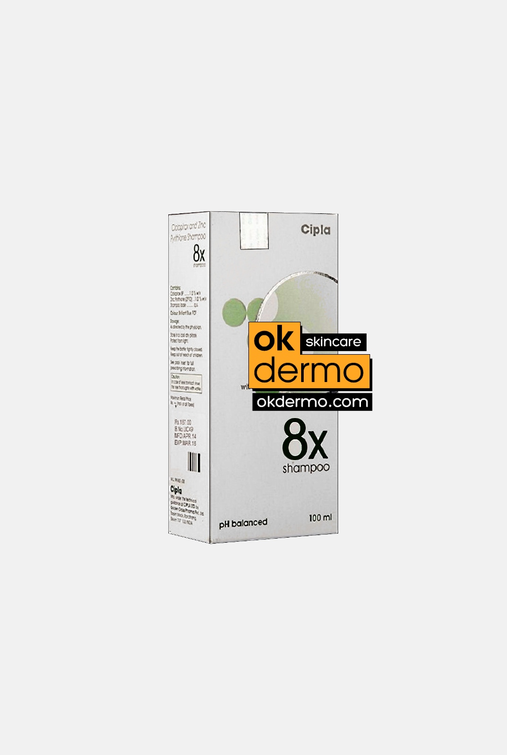 8X® Ciclopirox & Zinc Antifungal Shampoo | Skin Care