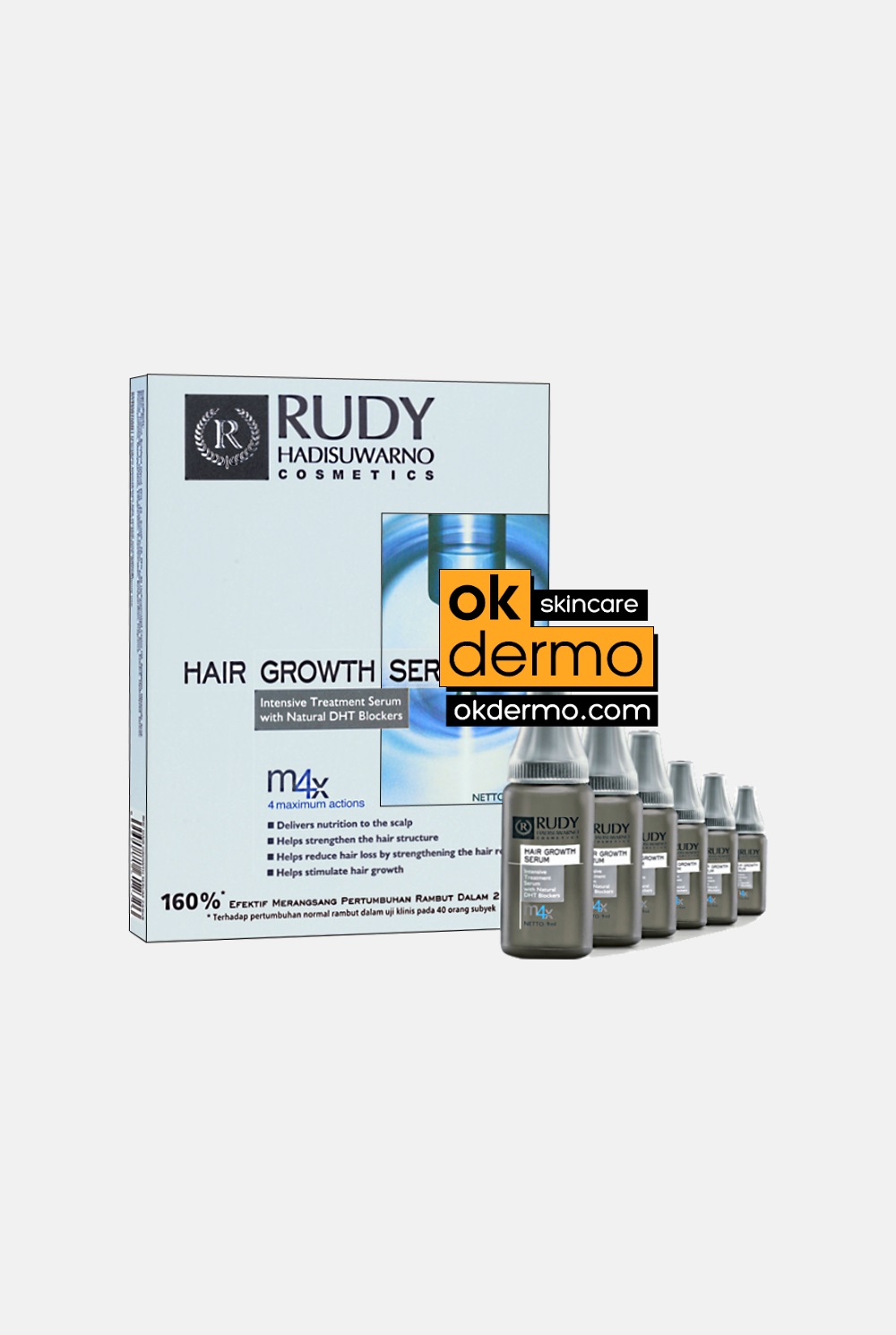 RHC® Hair Growth Ampoules | OKDERMO Skin Care
