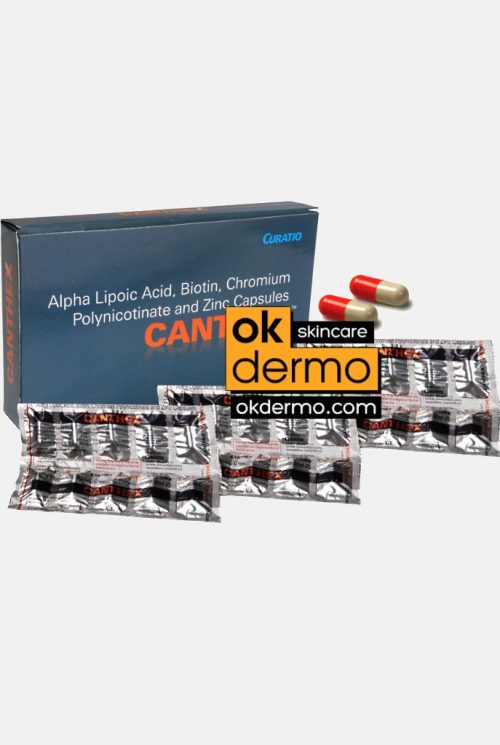 Alpha Lipolic Acid Biotin Chromium Polynicotinate Zinc Skin and Hair Capsules Canthex Pills