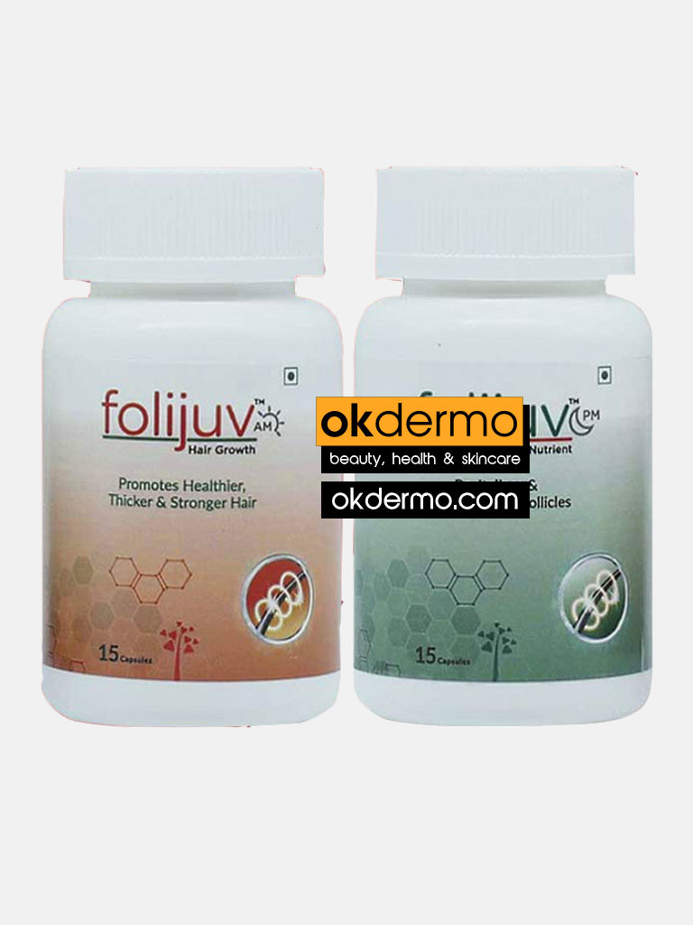Folijuv AM/PM® Hair Growth Supplement | OKDERMO Skin Care