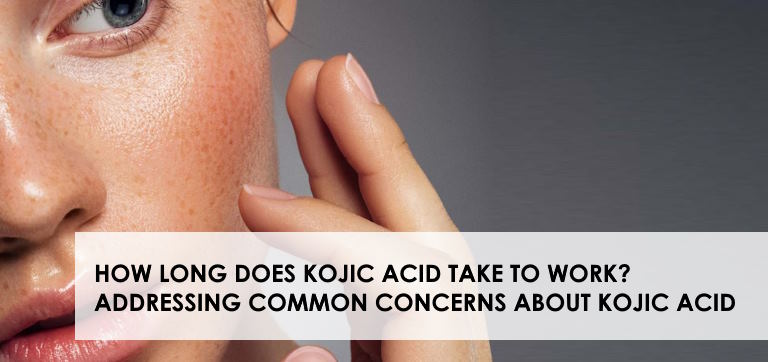 How long does kojic acid take to work on skin