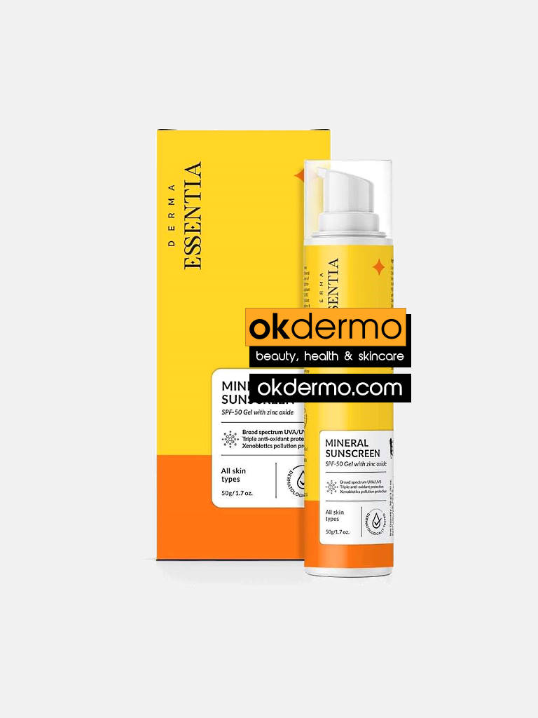 Mineral Sunscreen® SPF 50 Gel | OKDERMO Skin Care