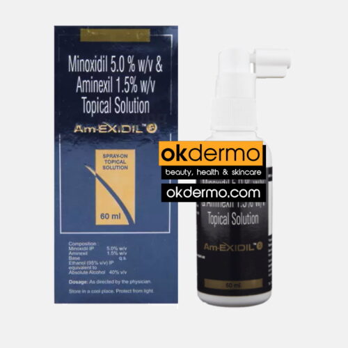 Buy Minoxidil 5% + Aminexil 1.5% Spray-On Topical Solution Am-Exidil 60ml
