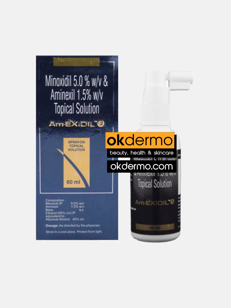 Ufrugtbar Forlænge indebære Minoxidil & Aminexil Spray-On Topical Solution | OKDERMO Skin Care
