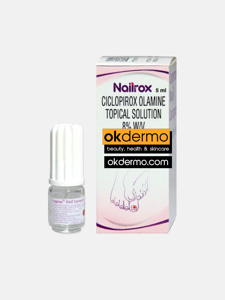 Ciclopirox Topical Solution, 8% (Nail Lacquer) Rx Only For use on  fingernails and toenails and immediately adjacent skin only Not for use in  eyes