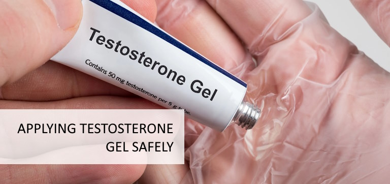 how to apply testosterone gel