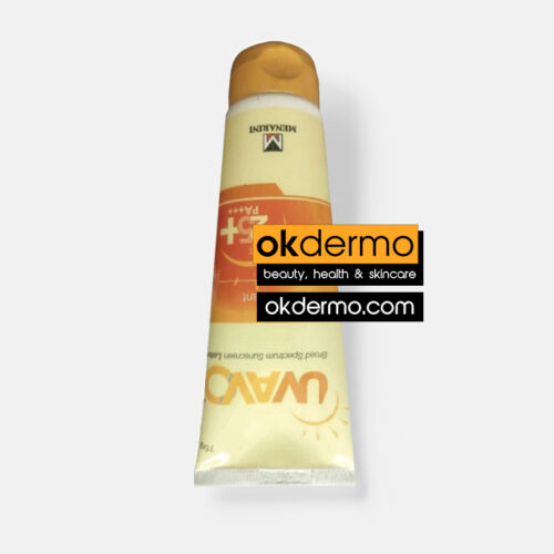 Buy UV AVO 30g Sunscreen Lotion Cream by Menarini SPF 25+ Strong Sunscreen for Tretinoin okdermo com