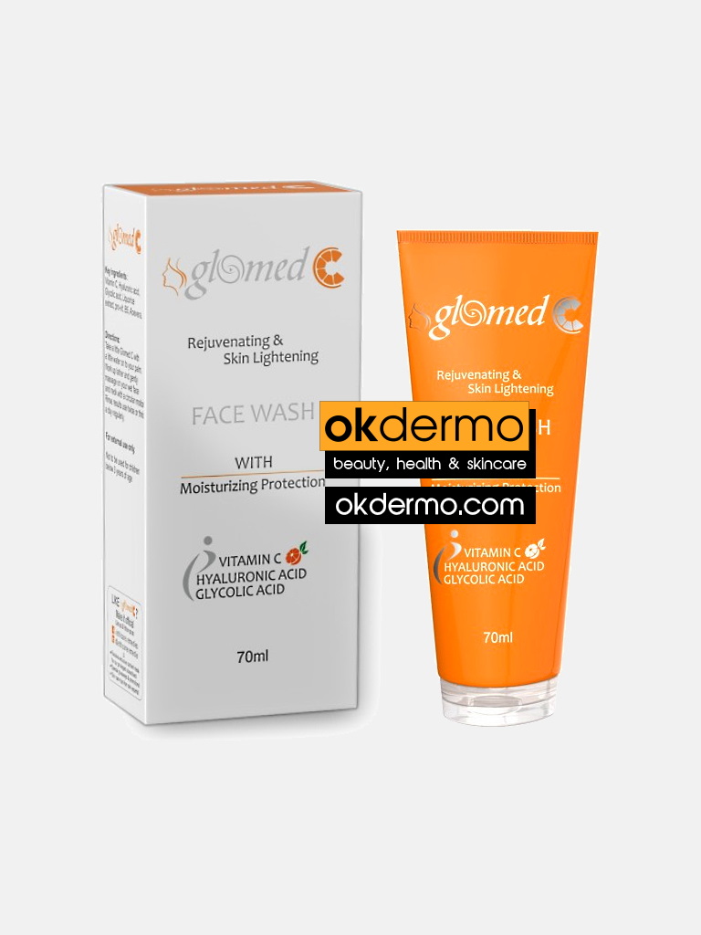 Glomed C Face Wash 70ml 2 37fl Oz Okdermo Skin Care