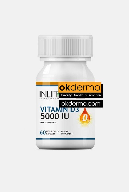 Vitamin D3 5000IU Supplement Capsules