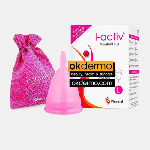 i-activ Menstrual Cup for Women  Rash-Free, Leak-Free & Ultra