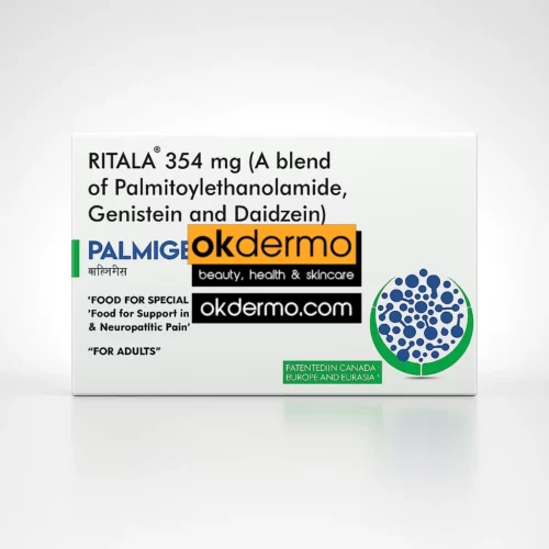 Palmiges® RITALA™ Natural Pain Relief Capsules Palmitoylethanolamide 300mg + Daidzein 50mg + Genistein 4mg
