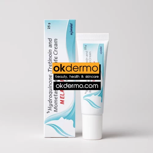 Buy Hydroquinone 4% + Tretinoin 0.025% + Mometasone Furoate 0.1% Melacare Forte Cream