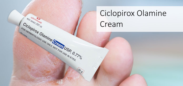 what is ciclopirox olamine cream used for